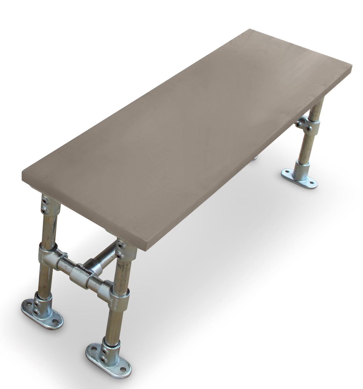 An image of Hayles Scaffold Dining Height Bench- Laminate Top - School Dining...