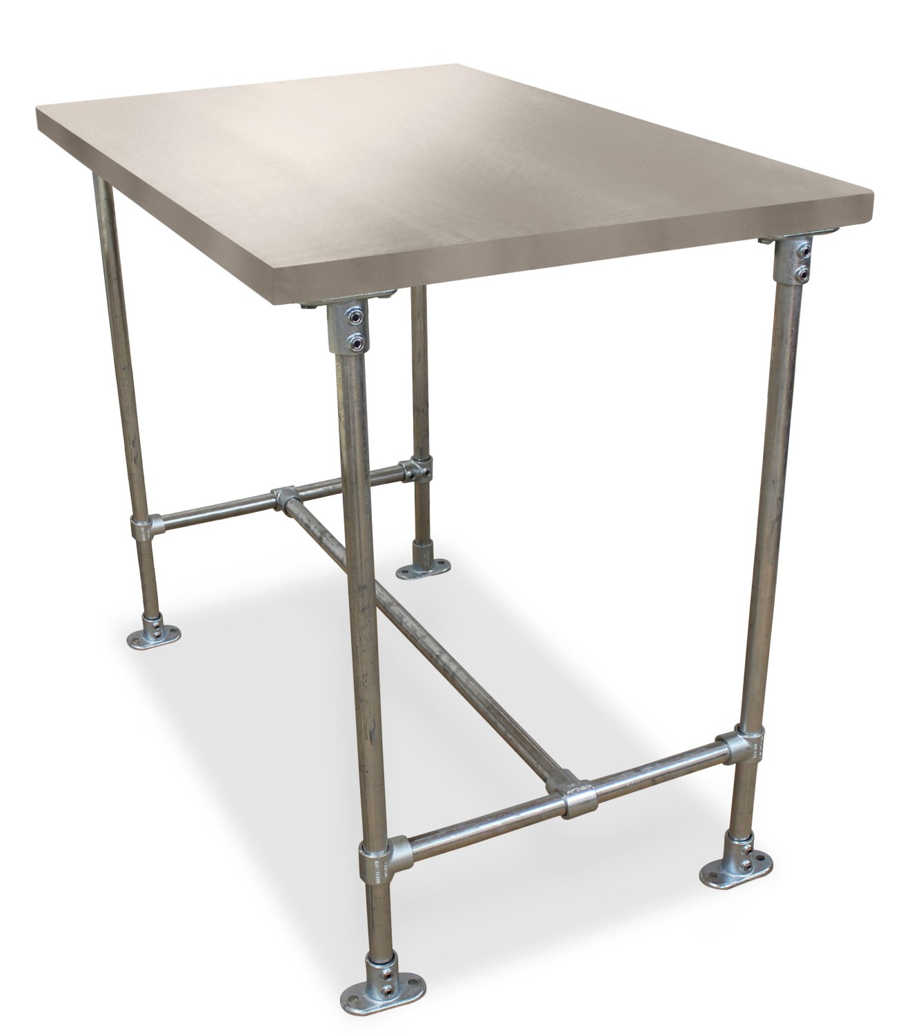 An image of Hayles Scaffold Bar Height Table - Laminate Top - School Dining Ta...