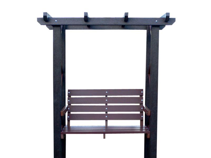 An image of Westex Recycled Arbor and Bench - Outdoor Furniture