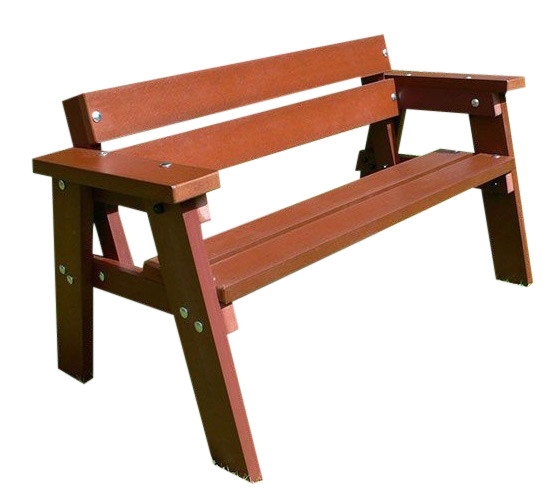 An image of Westex Winsdor Junior Recycled Park Benches - Outdoor Furniture