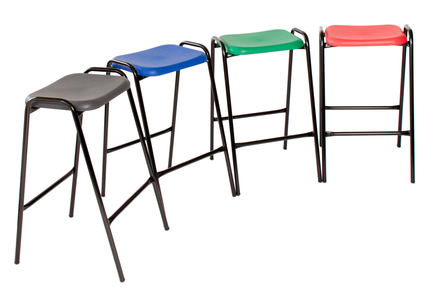 An image of Disport High Stacking Stool - Plastic Chairs for Schools