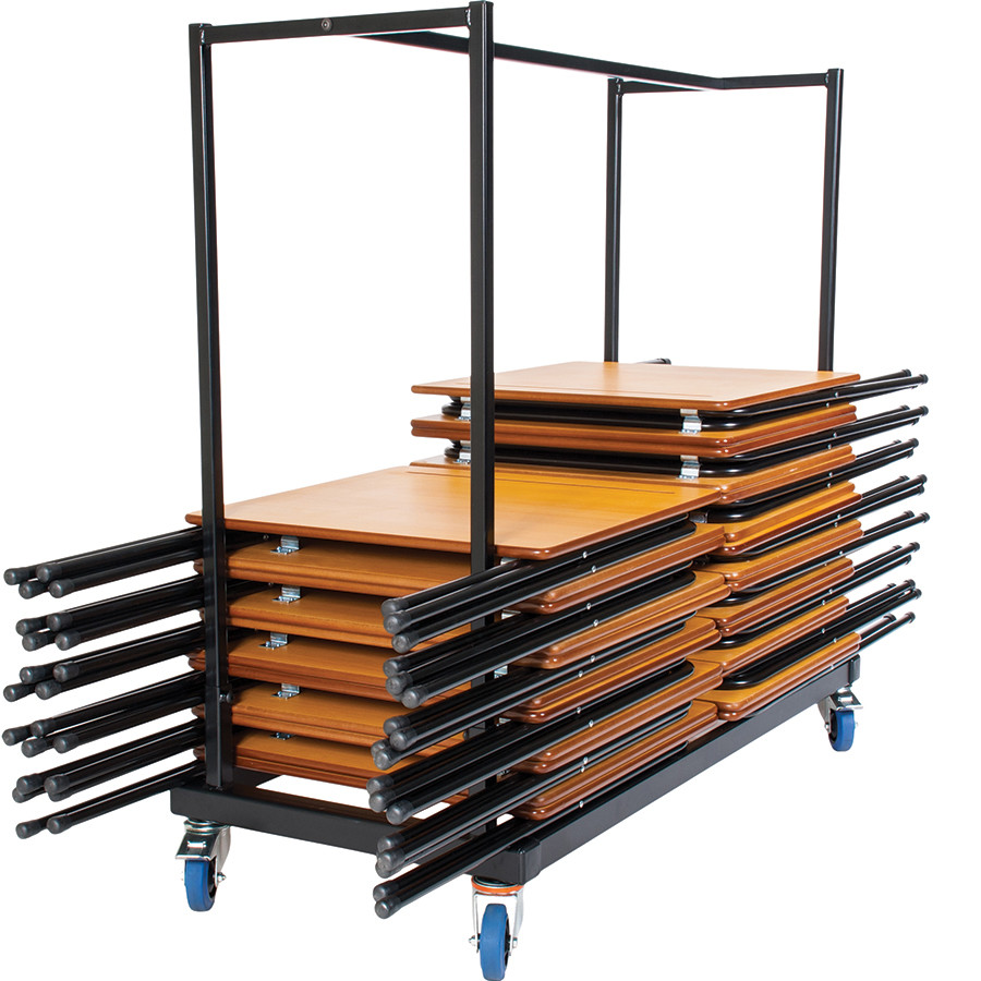 An image of Disport 40 Premium Exam Desks & Horizontal Trolley - Exam Desk...