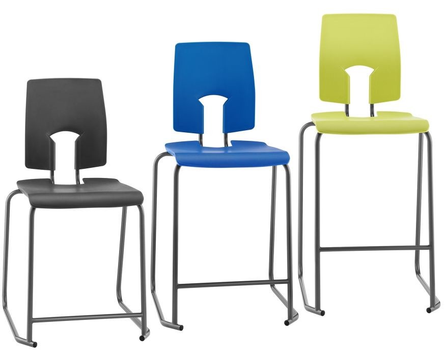 An image of SE Classic Multi Use Stool - Plastic Chairs for Schools