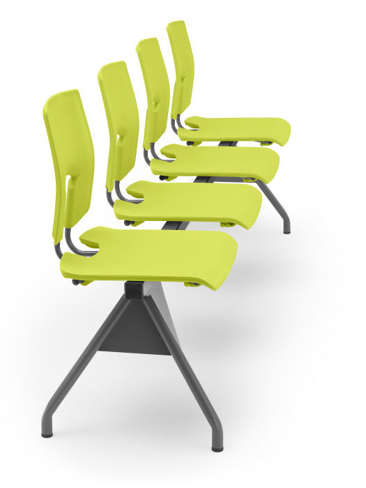 An image of SE Classic Beam Seating - Plastic Chairs for Schools