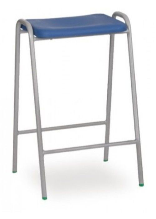 An image of Polypropylene Flat Top Stool - Plastic Chairs for Schools