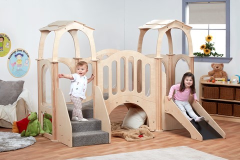 An image of Kidre Hide 'n' Slide Kinder Gym - Kinder Gym