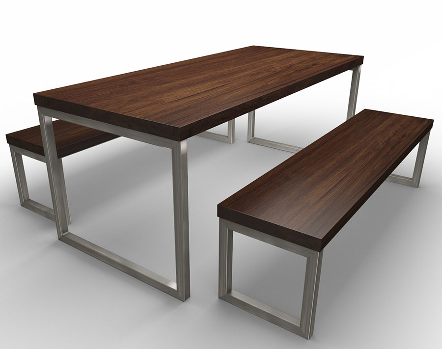 An image of Craven Bench Dining Set - School Dining Tables