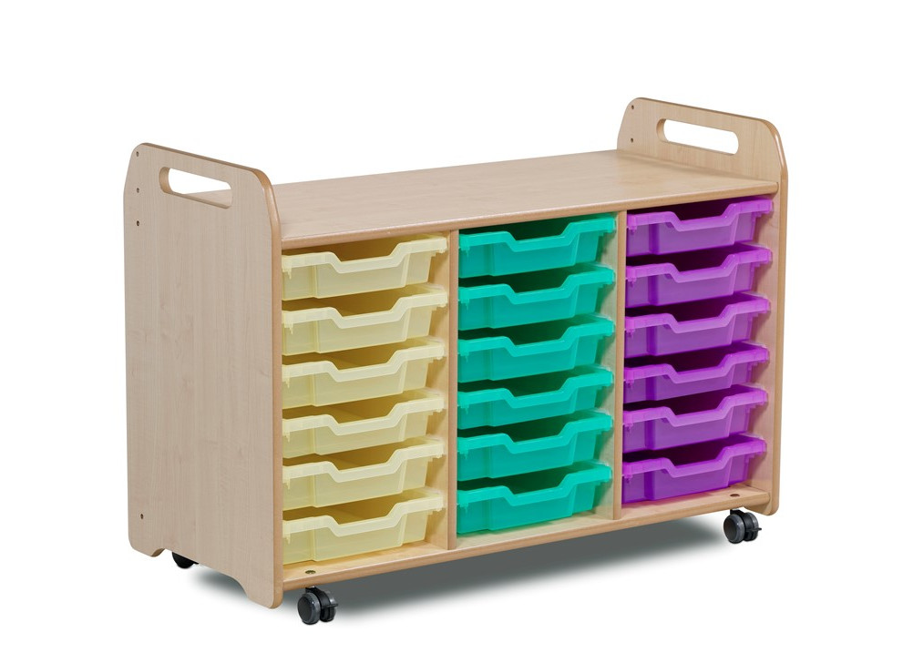 An image of Kidre Tray Storage Unit (1045mm Width) - School Trays