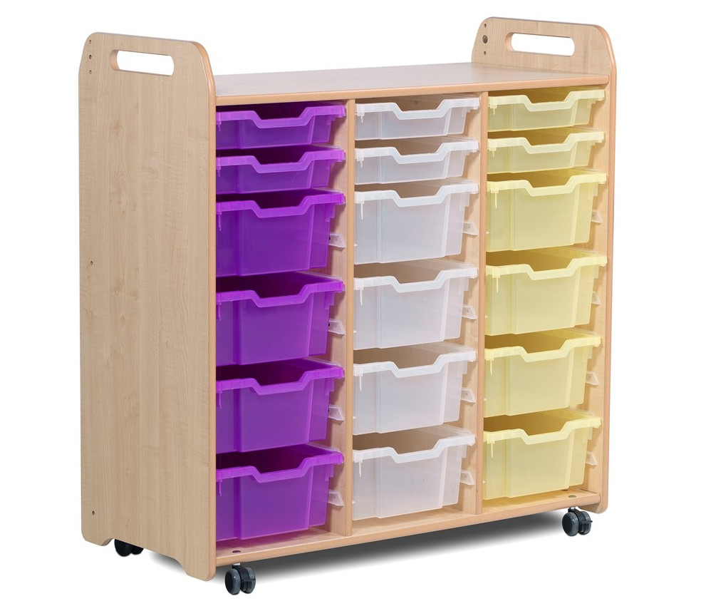 An image of Kidre Tray Storage Unit (1080mm Height) - School Trays