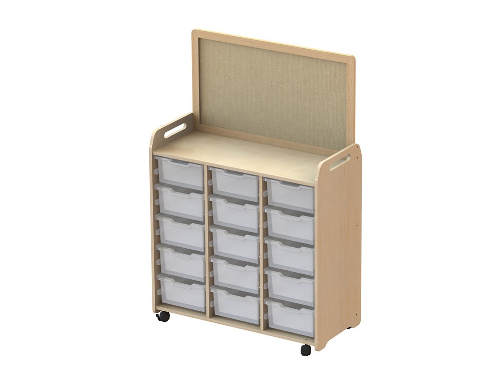 An image of Kidre Tray Storage with Display Add-On - School Trays