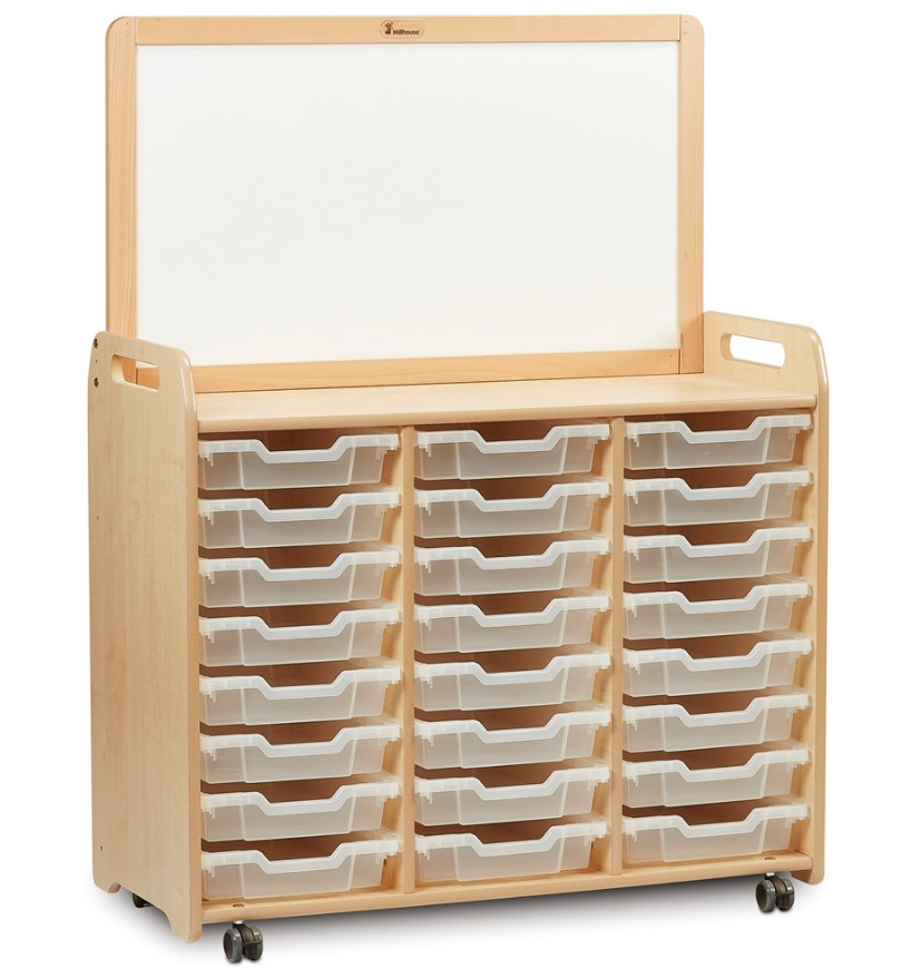 An image of Kidre Tray Storage with Magnetic Divider Add-On - School Trays