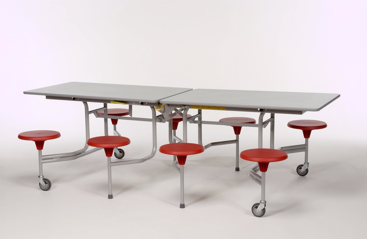 An image of Lopez Rectangular Table Seating Unit - Folding School Dining Table...