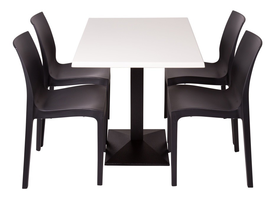 An image of Prestige Poly Bistro Set 2 - School Canteen Tables and Chairs