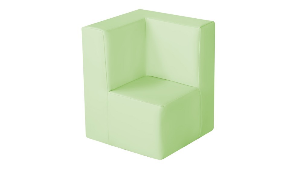 An image of Modex Modular Spring Green Corner Seat