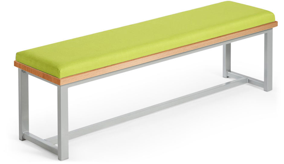 An image of Hermes Dining Height Upholstered Benches - School Lunch Benches