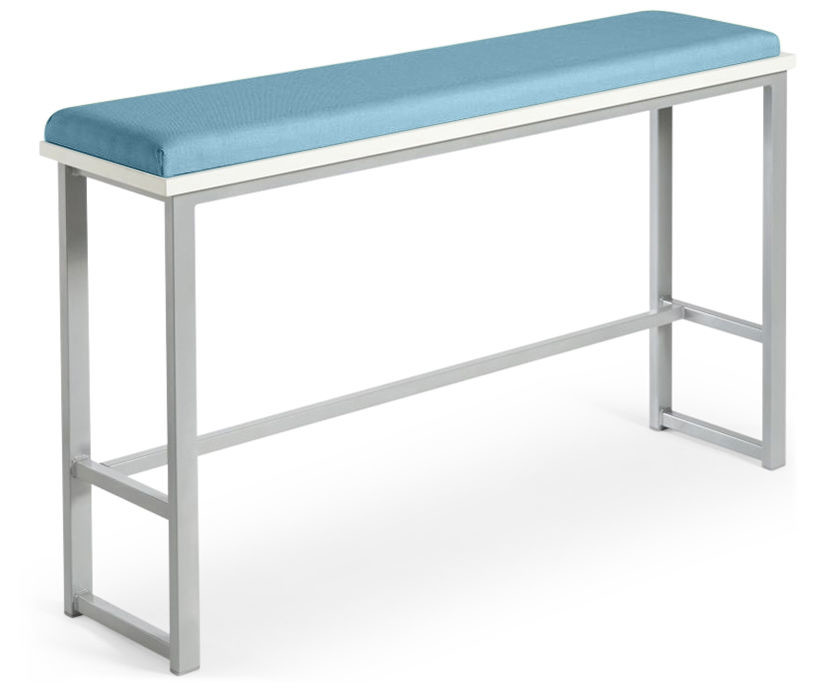 An image of Hermes Bar Height Upholstered Benches - School Lunch Benches