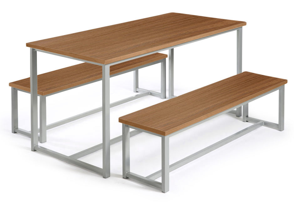 An image of Hermes Bench Dining Set - School Lunch Benches