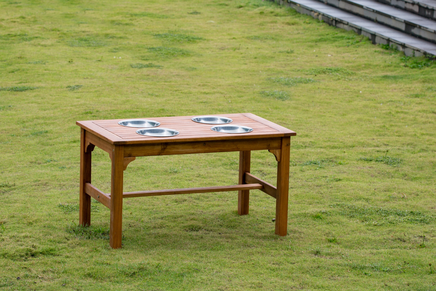 An image of Ares Outdoor Rectangular Mixing Table