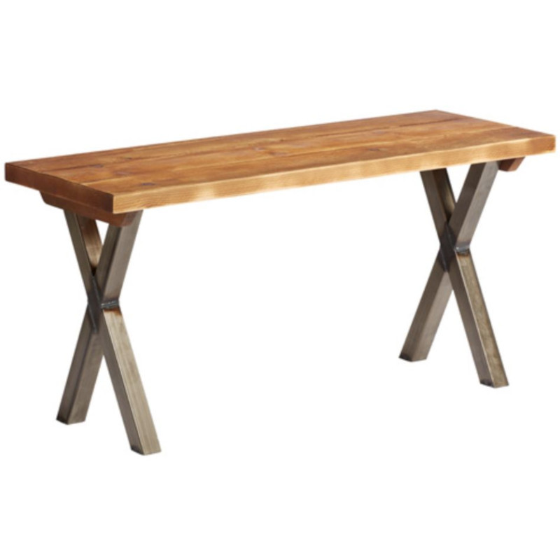 An image of Pretza Solid Pine Dining Bench - Wooden School Chairs