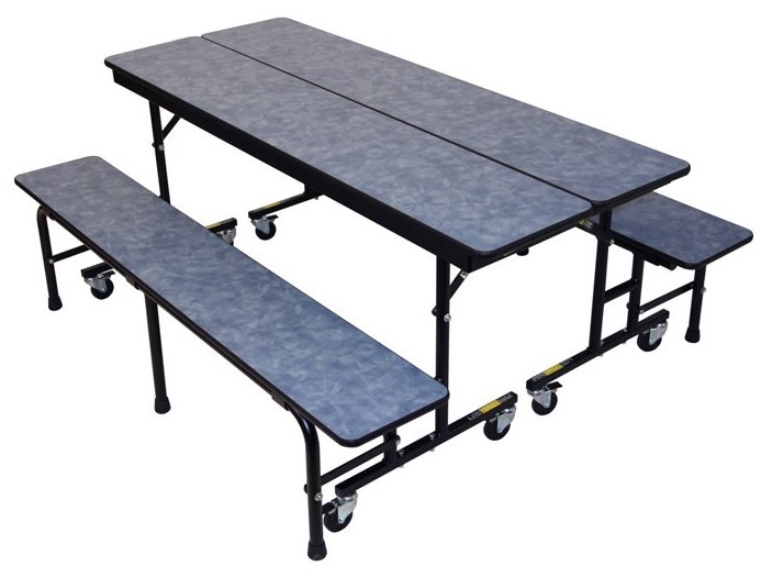 An image of Lopez Folding 2800 Bench Table - Folding School Dining Tables