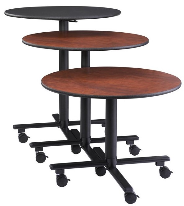 An image of Lopez Folding Socializer Table - Folding School Dining Tables