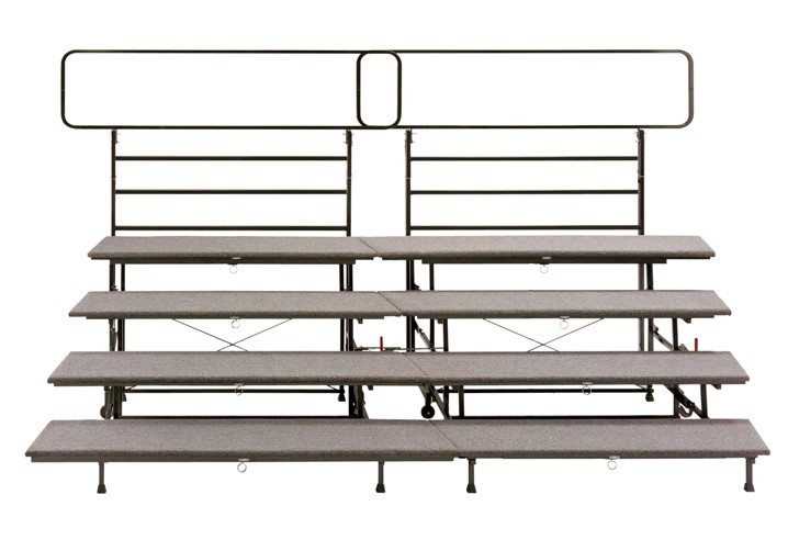 An image of Lopez Folding Choral Risers - Folding School Dining Tables