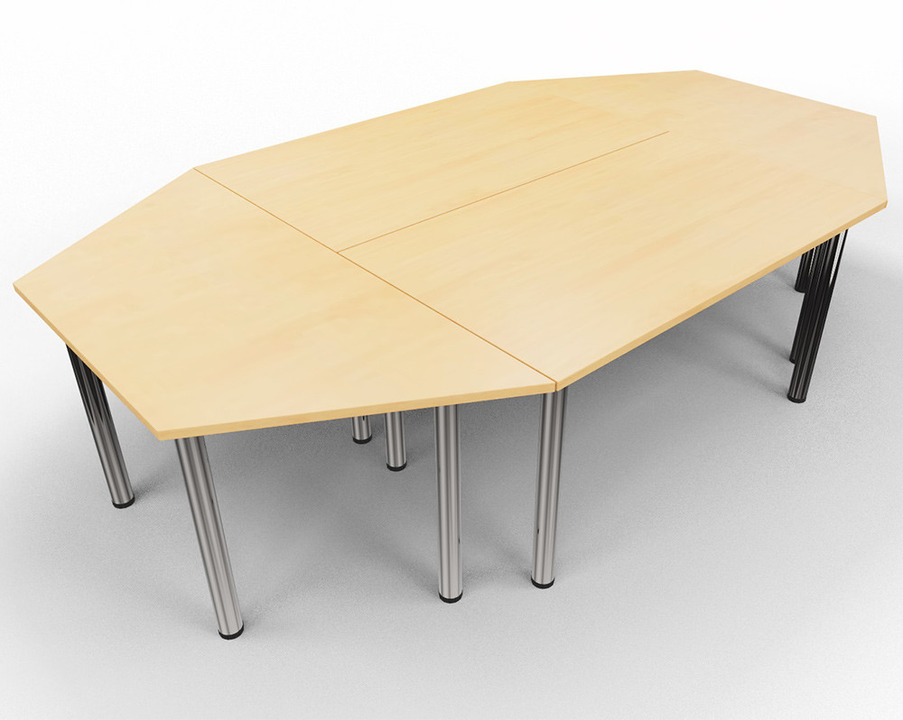 An image of Entente Rectangular and Trapezoid Table Bundle