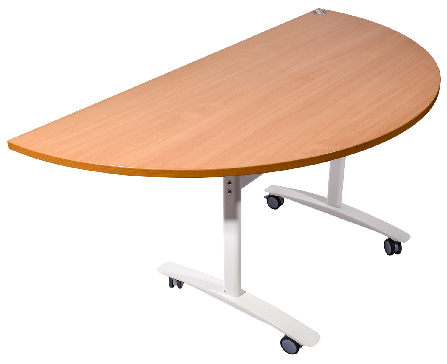 An image of Premium Half moon tilt top table - Folding School Dining Tables