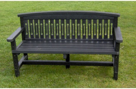 An image of Posit Recycled Plastic Easy Clean Witton Three Seat Bench - Outdoo...