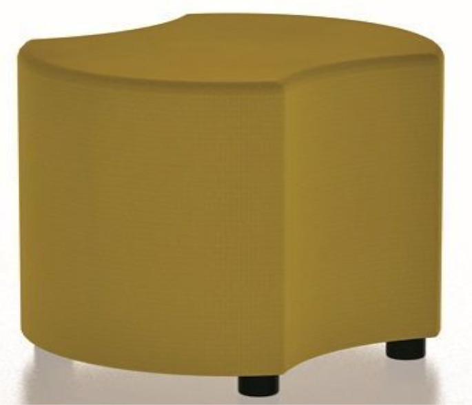 An image of Bondo Round Stool with Double Cut-Out - Shaped Low Stools