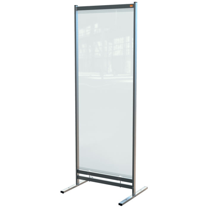 An image of Zora Deluxe PVC Floorstanding Room Divider Screen - Screens and Ro...