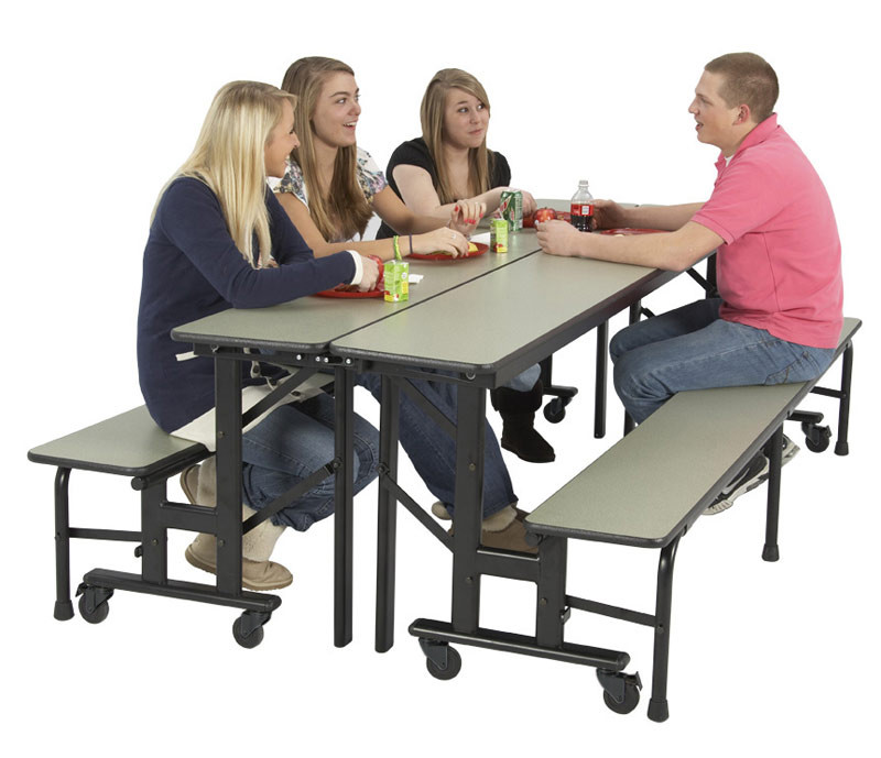 An image of Versatilo 2800 Bench 3-in-1 Unit - School Dining Tables