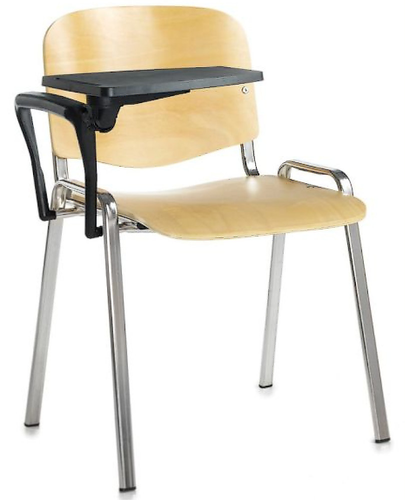 An image of Stakka Wooden Chair with Writing Tablet - School Chairs With Writi...