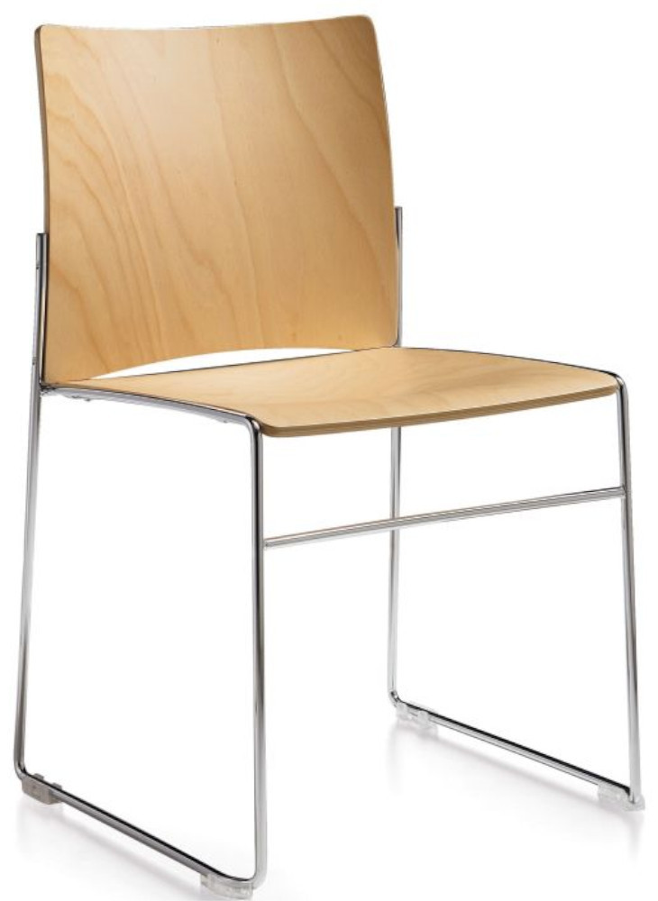 An image of Willis Wooden Chair - School Chairs With Writing Tablets & Desk Ar...