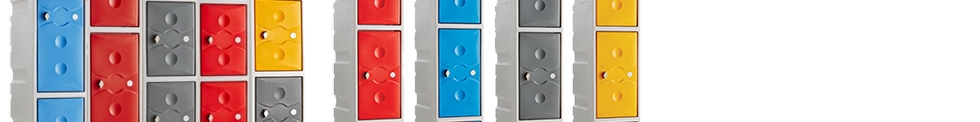 ColourPlus Plastic Lockers for sale