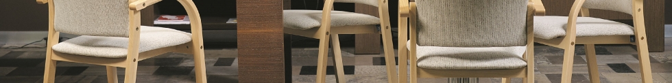 Wood Framed Conference Chairs for sale