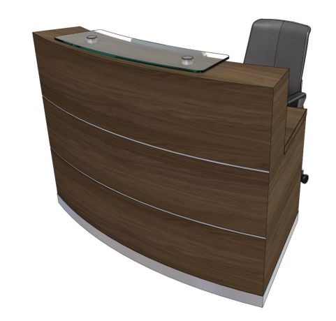 Compact Curved Reception Desk Eclipse Office Reality Evo Eclipse Compact Curved Reception Desk