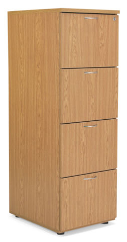 Economy 4 Drawer Wooden Filing Cabinet Flite Office Reality