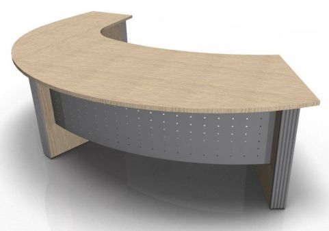 Direction Style Curved Desk and Curved Return Desk ...