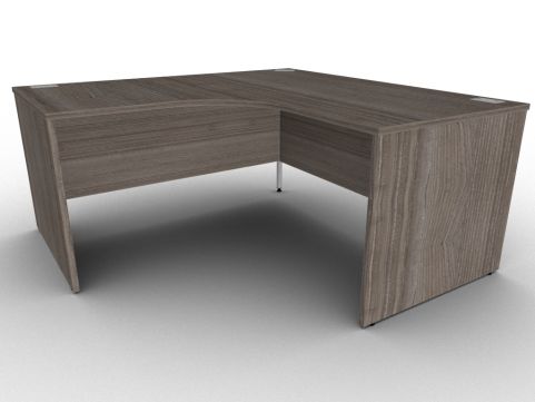 Extra Large Panel Sided Corner Desk Avalon Office Reality Anthracite Extra Large Corner Desk Panelled Sides Available In A Range Of Finishes With