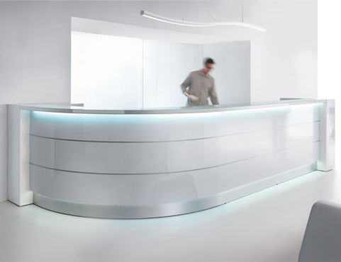 Reception Desks With Led Lighting Valde Office Reality
