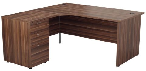 Left Hand Corner Desk Pedestal Ziggy Office Reality