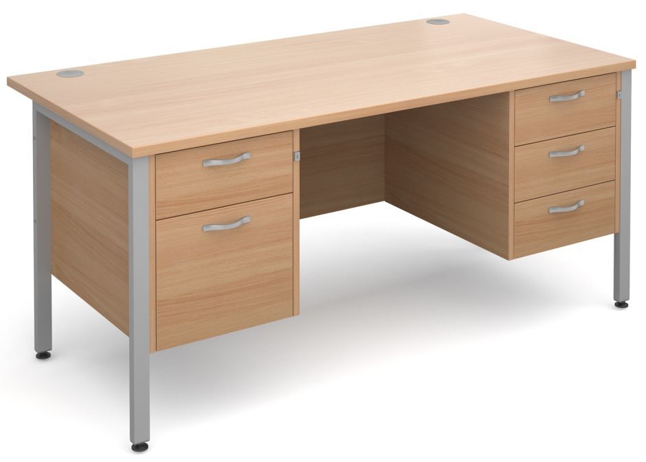 Double Pedestal Desk with 2 & 3 Drawers GM Office Reality