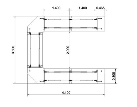 Stream U Shaped Conference Table Arrangement - Office Reality