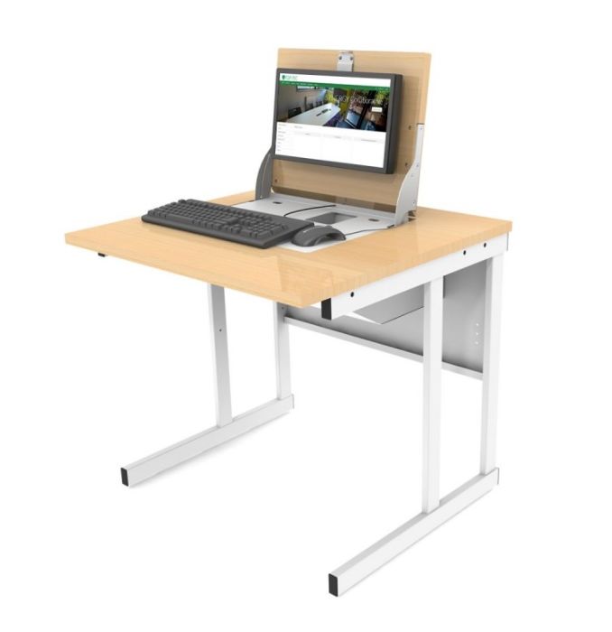 IT Flip Top Desk Manual Office Reality