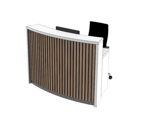 Stave Compact Curved Reception Desk 1 Office Reality