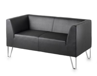 Situ Black Faux Leather Reception Seating Office Reality Situ Black Faux Leather Reception Seating Back Prev 2 3231 E