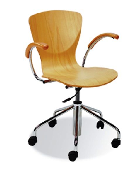 Wooden Swivel Chair - Bungo - Office Reality