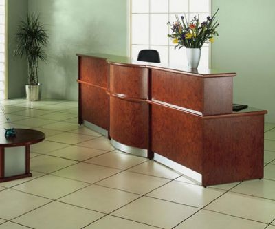 Traditional Straight Reception Desks Nimbus Office Reality