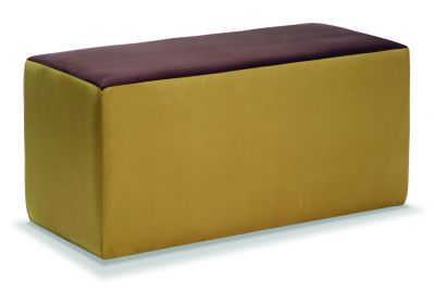 Fabric Bench Seating Two Tone Office Reality